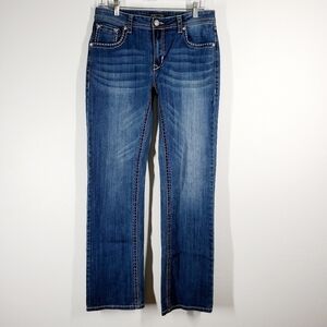 SKYANNE BEADED POCKET JEANS